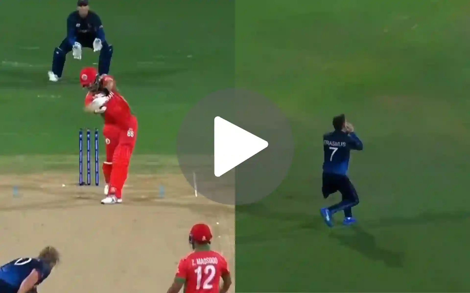 [Watch] Ruben Trumpelmann Breathes Fire As He Terrorizes Oman Batter With Fiery Delivery